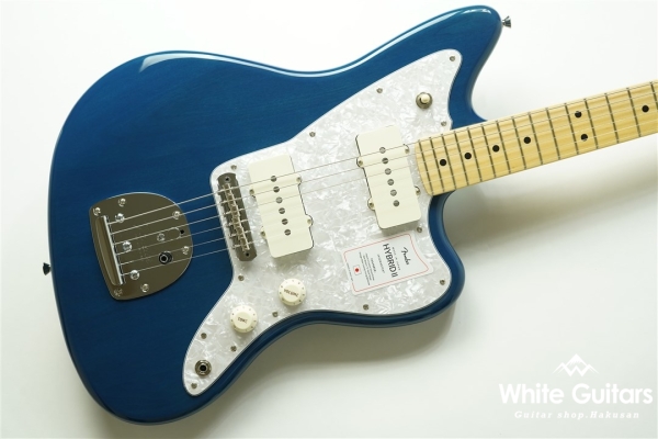 2021 Collection Made in Japan Hybrid II Jazzmaster - Indigo Trans